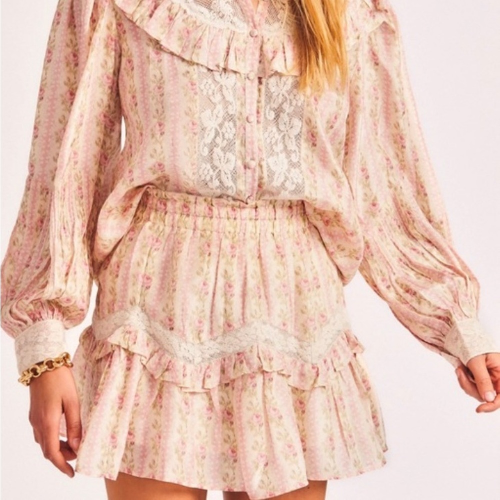 Love Shack Fancy beautiful skirt